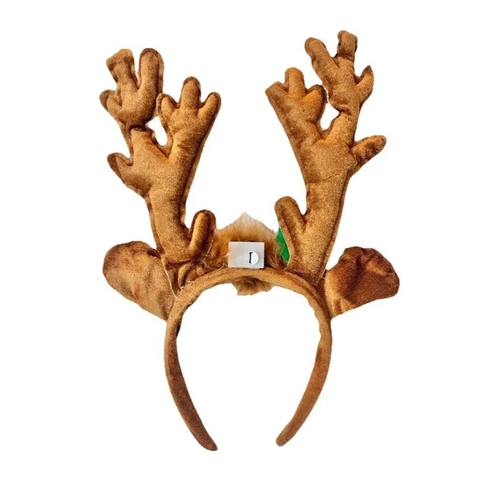 Reindeer Holiday Lighted Headpiece Child-Size Headband Christmas Hair Accessory